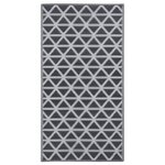 vidaXL Tapis d'extérieur Noir 80x150 cm PP