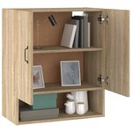 vidaXL Armoire murale Chêne sonoma 60x31x70 cm Bois d'ingénierie