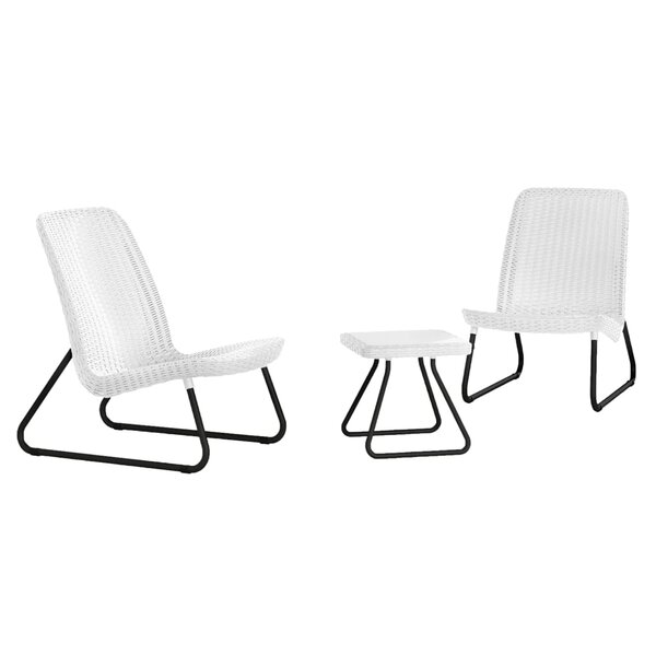 Keter Salon de jardin 3 Pièces Rio Blanc 218155