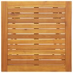 vidaxl Ensemble Bistro Pliable de 3 Pièces avec Coussins en Bois Massif d'Acacia