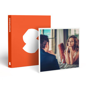 SMARTBOX - Coffret Cadeau Dîner à 3 plats en tête-à-tête avec champagne - Gastronomie