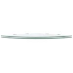 vidaXL Étagères d'angle 2 Pièces et supports Verre Transparent 45x45 cm