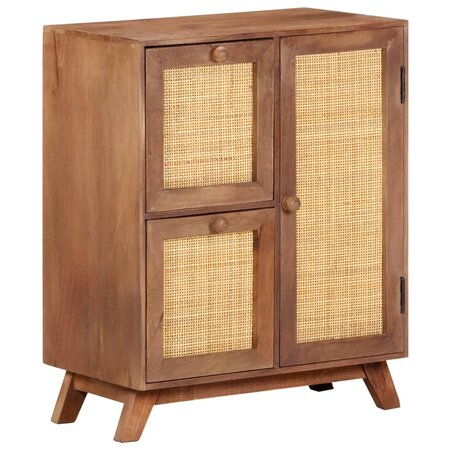 vidaXL Buffet 60x35x75 cm Bois de manguier massif