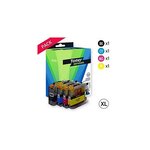 Compatible Brother LC223VALBP Pack 4 Cartouches Noir/coul (Cerf volant)