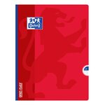 Cahier OPENFLEX broché 24x32cm 192 pages grands carreaux 90g coloris aléatoire x 5 OXFORD