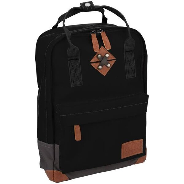 ABBEY Petit sac a dos en polyester 300T - Doublure 100% polyester - Dimensions 24 x 10 x 33 cm - Noir