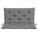 vidaXL Balancelle 2 places feuilles de palmier et coussin 202cm Bambou