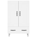 vidaXL Buffet haut blanc 69 5x31x115 cm bois d'ingénierie