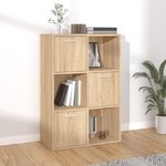 vidaXL Armoire de rangement Chêne sonoma 60x29 5x90 cm Bois ingénierie