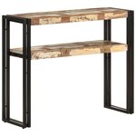 vidaXL Table console 90x30x75 cm Bois de récupération massif