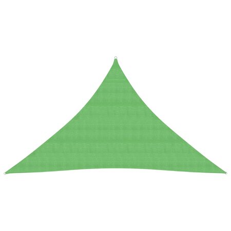 vidaXL Voile d'ombrage 160 g/m² Vert clair 3x3x4 2 m PEHD