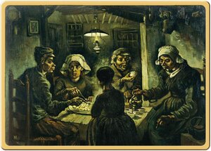 Pièce de monnaie en Or 1 Dollar g 0.062 (1/500 oz) Millésime 2022 Vincent Masterpieces POTATO EATERS