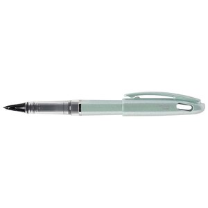 Feutre plume Tradio corps pailleté Vert encre Noire PENTEL