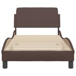 vidaXL Cadre de lit sans matelas marron 80x200 cm similicuir