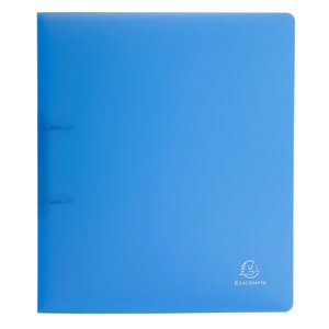 Classeur 2 Anneaux 30 Mm Polypropylène Chromaline - A4 Maxi - Bleu - X 15 - Exacompta