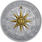 Pièce de monnaie en Argent 2000 Francs g 62.2 (2 oz) Millésime 2024 The Nine Muses CALLIOPE