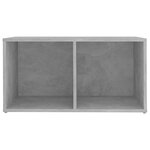 vidaXL Ensemble de meubles TV 6 Pièces Gris béton Bois d'ingénierie