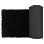 Tonte d'herbe synthétique vidaXL Noir 1x15 m 40 mm