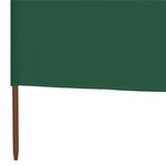 vidaXL Paravent 6 panneaux Tissu 800 x 120 cm Vert