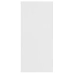 vidaXL Bibliothèque/Buffet Blanc 66x30x130 cm Bois d'ingénierie