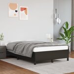 vidaXL Cadre de lit Noir 120x200 cm Similicuir