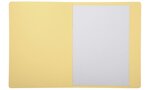 Pack 100 Chemises à bord décalé Forever® 280g Imprimée - 24x32cm - Jaune Bulle EXACOMPTA