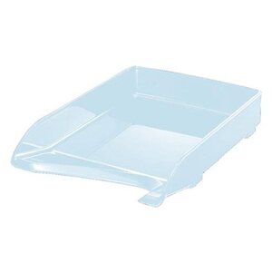 Elegant Corbeille à courrier en polystyrène 100% recyclable Transparent lisse LEITZ