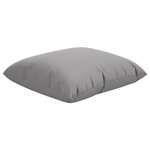vidaXL Coussins de canapé lot de 4 gris 60x60 cm tissu