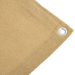 vidaXL Tapis de tente sable 400x700 cm PEHD
