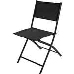 Ensemble table et chaises de jardin noir 2208283