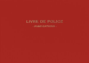 Registre Livre de police pour Bijoutiers - Fabrications - 21X30 200 P. - rouge ELVE