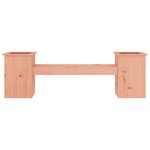 vidaXL Banc avec jardinières 184 5x39 5x56 5cm bois massif de douglas