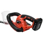 YATO Taille-haie avec batterie Li-Ion 2 0Ah 18V 560 mm