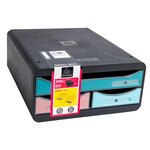 Module De Classement Small Box 3 Tiroirs Skandi - Couleurs Assorties - Exacompta