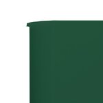 vidaXL Paravent 9 panneaux Tissu 1200 x 80 cm Vert