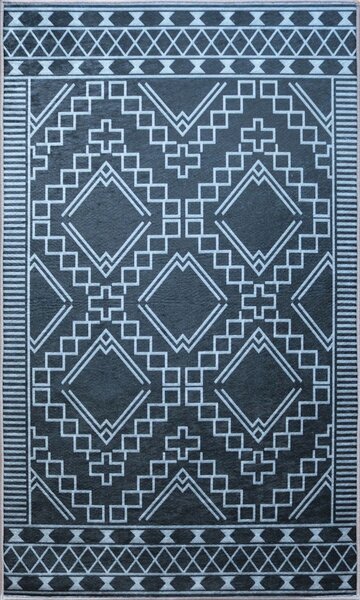 Tapis d'intérieur Berbère 160 x 230 cm - Noir