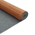 vidaXL Tapis rectangulaire naturel 80x100 cm bambou