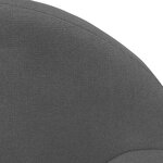 vidaXL Canapé-lit pour enfants anthracite peluche douce