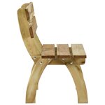 vidaXL Ensemble à manger de jardin 4 Pièces Bois de pin imprégné
