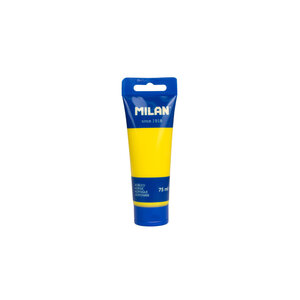 Tube 75ml peinture acrylique jaune