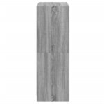 vidaXL Buffet haut avec portes gris sonoma 68x37x109cm bois ingénierie