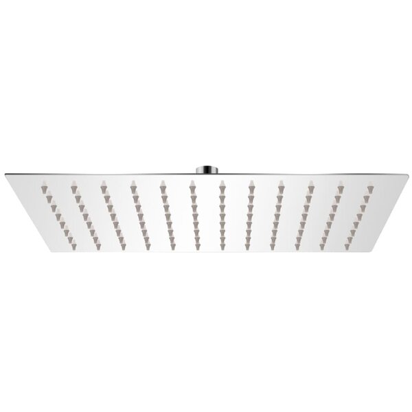 vidaXL Tête de douche plongeante rectangulaire en acier inoxydable 20x30 cm