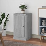 vidaXL Buffet sonoma gris 37 5x35 5x67 5 cm bois d'ingénierie