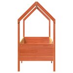vidaXL Cadre de lit d'enfants forme de maison 80x160cm bois pin massif