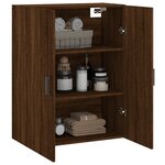 vidaXL Armoire murale chêne marron 69 5x34x90 cm