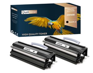 Qualitoner x2 toners 24016se noir compatible pour lexmark