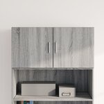 vidaXL Armoire murale sonoma gris 80x42 5x40 cm bois d'ingénierie