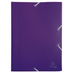 Chemise À Élastique 3 Rabats Polypropylène 4/10e Opaque Eco - A4 - Couleurs Assorties - X 60 - Exacompta