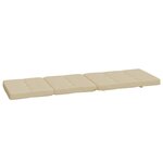 vidaXL Coussins de chaise longue lot de 2 beige tissu oxford