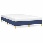 vidaXL Cadre de lit Bleu 120 x 200 cm Tissu